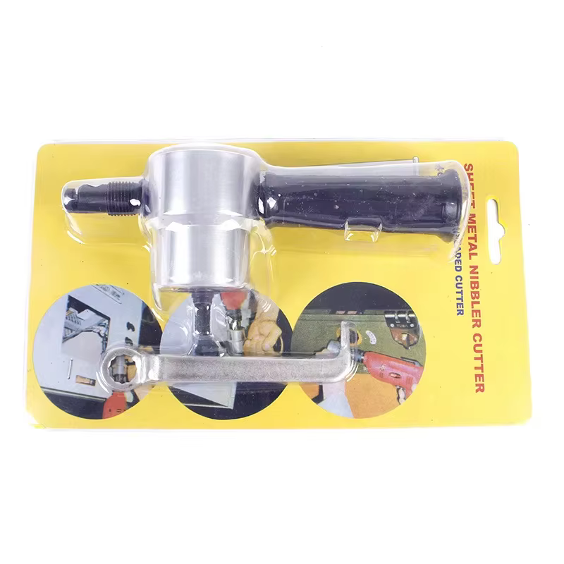 Coupe-feuille de métal à Double tête, grignoteuse de fer, outils électriques de coupe, accessoires d