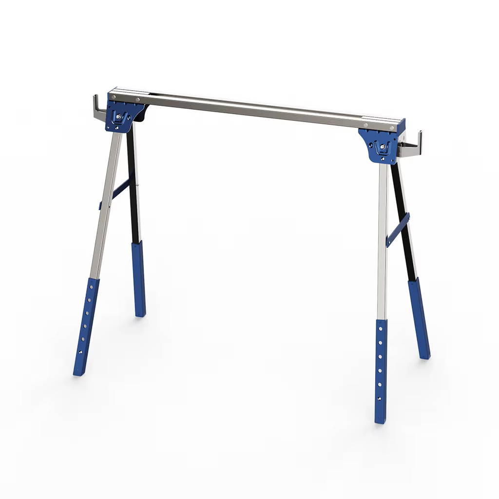 Support de scie pliable en métal, établi multifonctionnel en fer portable, capacité de charge 1200 k