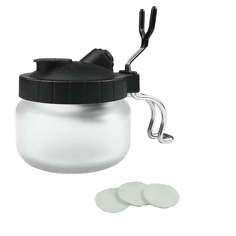 Kit d'outils de nettoyage de odorpulvérisateur conviviale ré, pot de livres d'aérographe, ensemble d