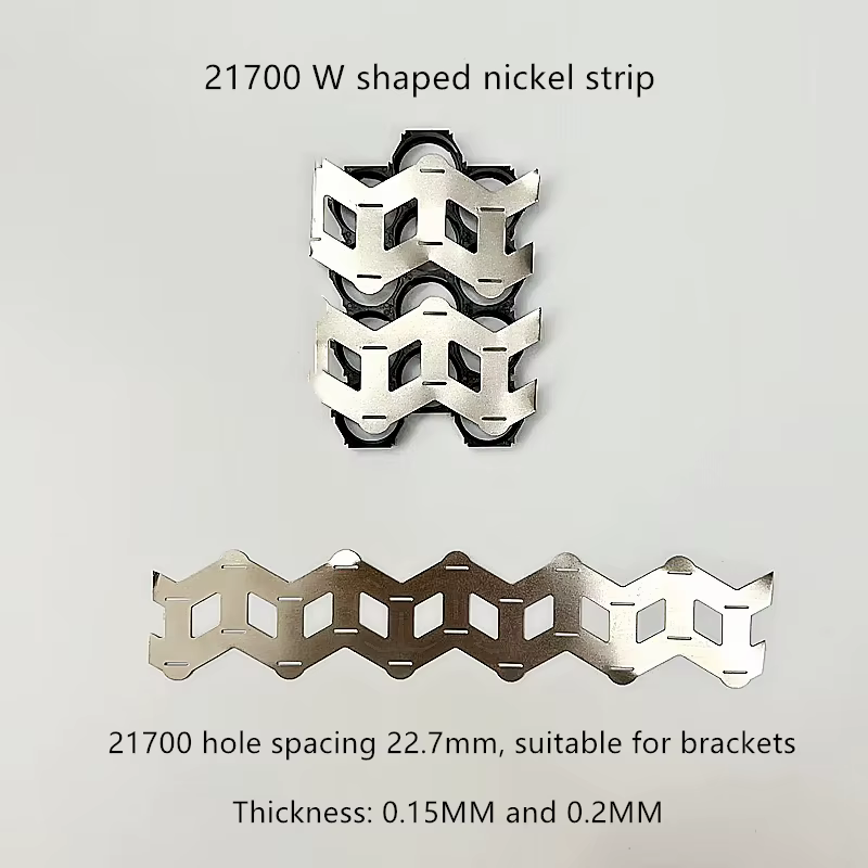 18650 et 21700 batterie 2P bande de Nickel ondulée feuille de Nickel Type W bobine de bande de Nicke