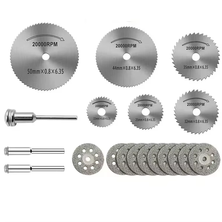 Ensemble de disques de découpe diamantés pour le ponçage du bois et du métal, accessoires pour outil