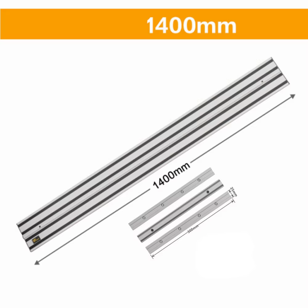 Rail de guidage de scie circulaire universel, coupe droite et 45 chanfreins résistants, rail Accu-Cu