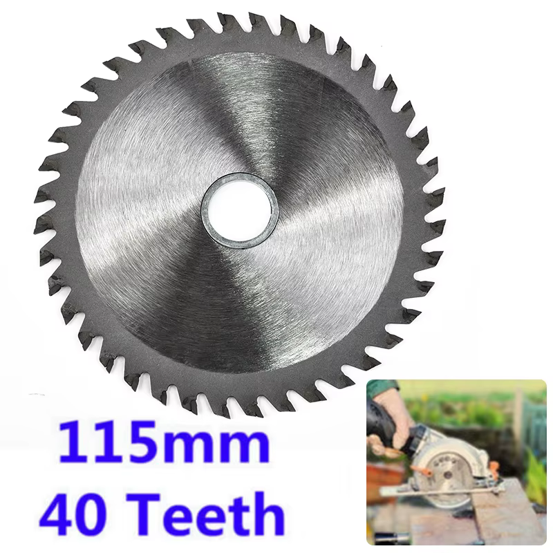 Lame de Scie Circulaire en Alliage, 4.5 Pouces, 115mm, 40 Dents pour Meuleuse d'Angle, Coupe du Bois