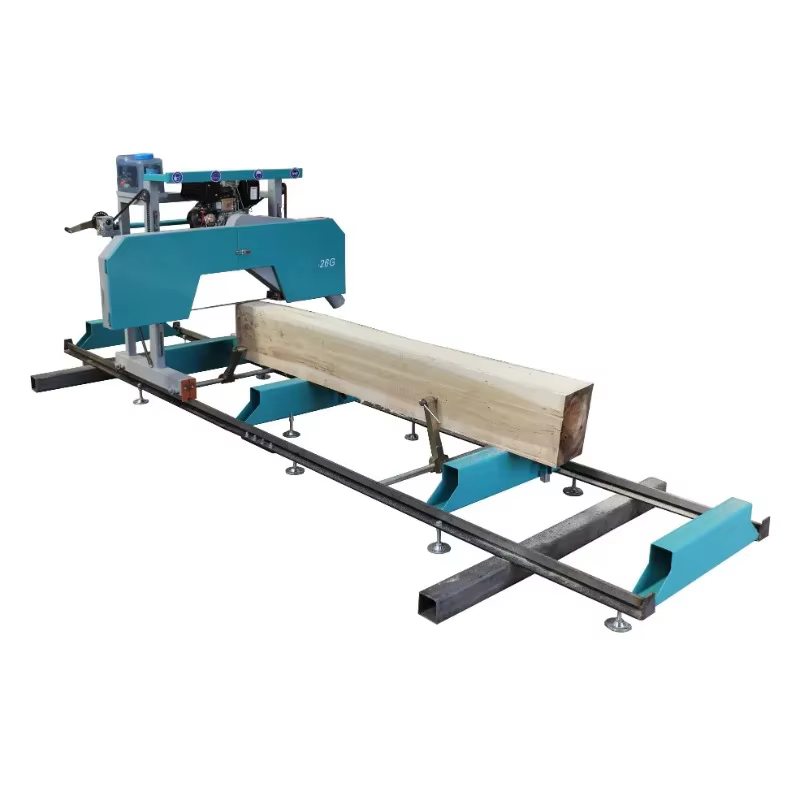 Sawmill Portable Ultra Cut Machine réglable Cahinsaw scie à ruban scie à ruban horizontale scierie