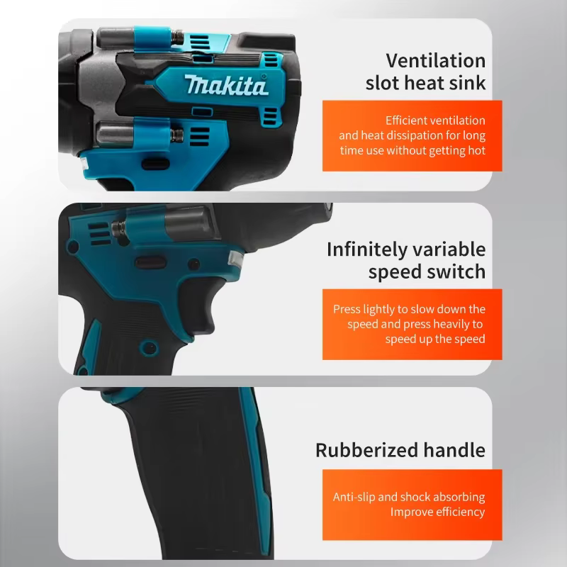 Makita DTW700 18V clé électrique sans brosse perceuse sans fil tournevis livraison gratuite grand co