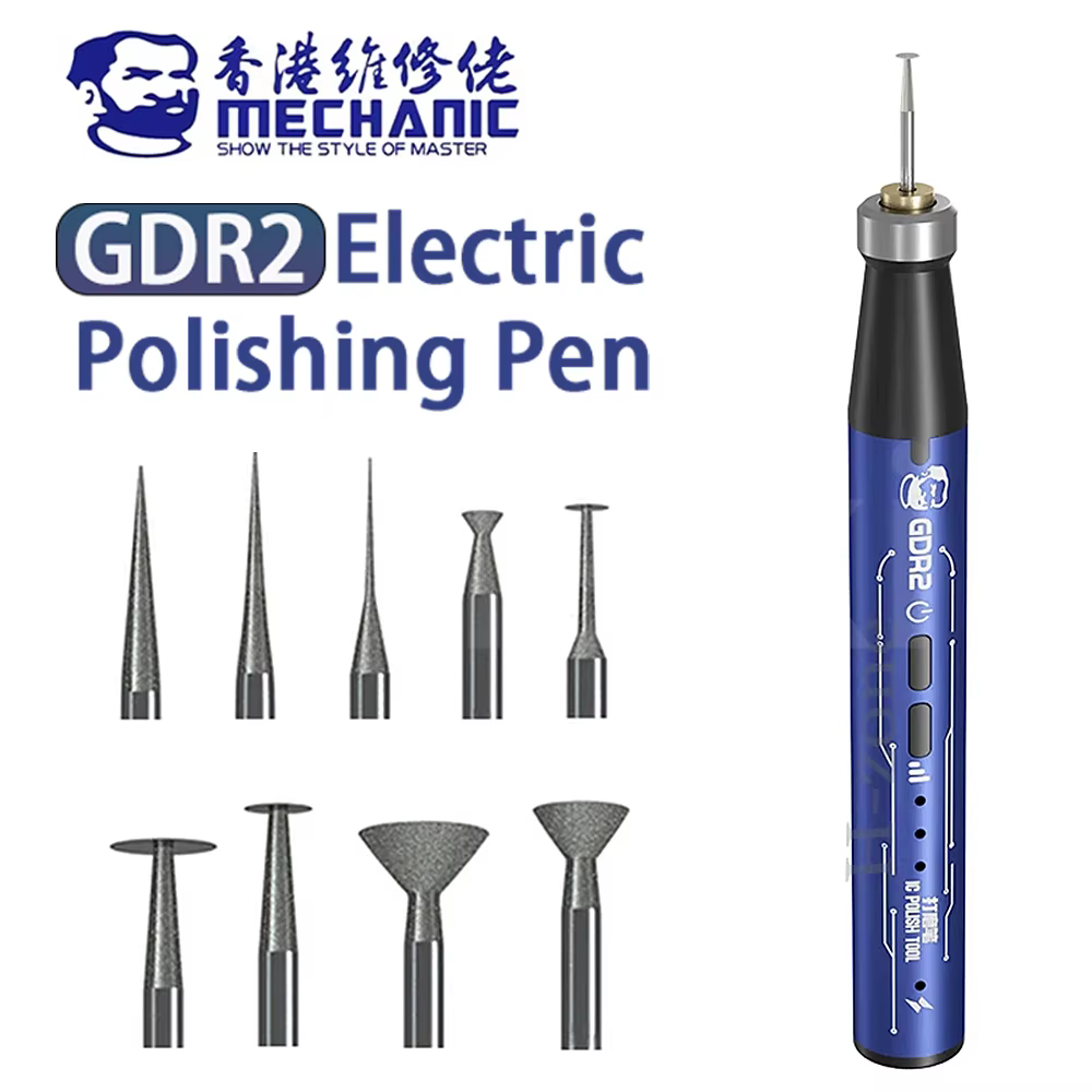 Stylo de polissage électrique mécanique GDR2, outil de gravure Portable pour réparation PCB/IC, cart