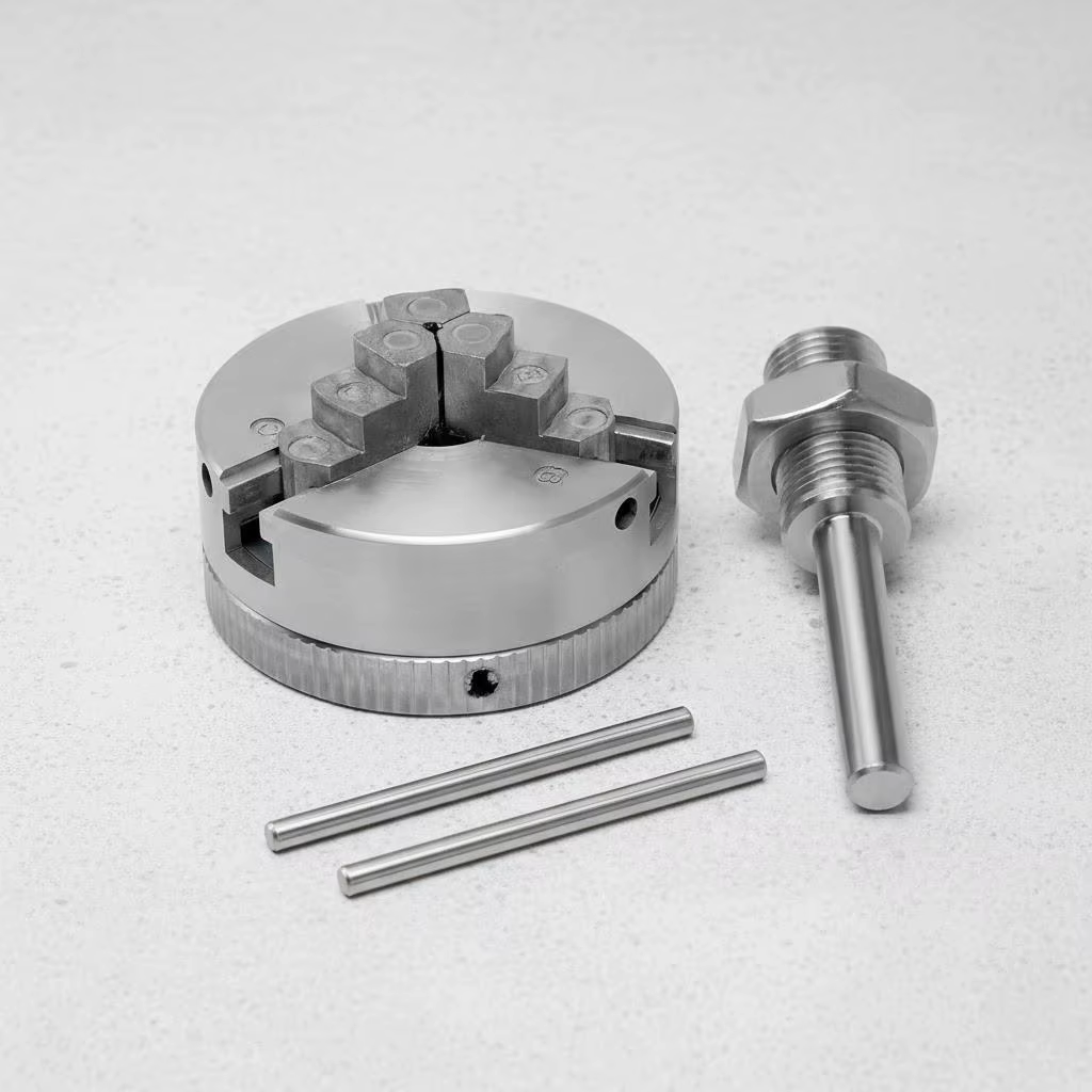 Mandrin de perçage autocentrant robuste pour tour électrique, 3 ou 4 mors, avec attache M12, outil d