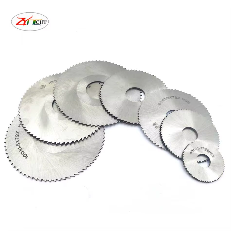 Lame de scie circulaire HSS 40 60 75 80 100 110 125 150 160 200mm, fraise en dents de scie HSS, acce