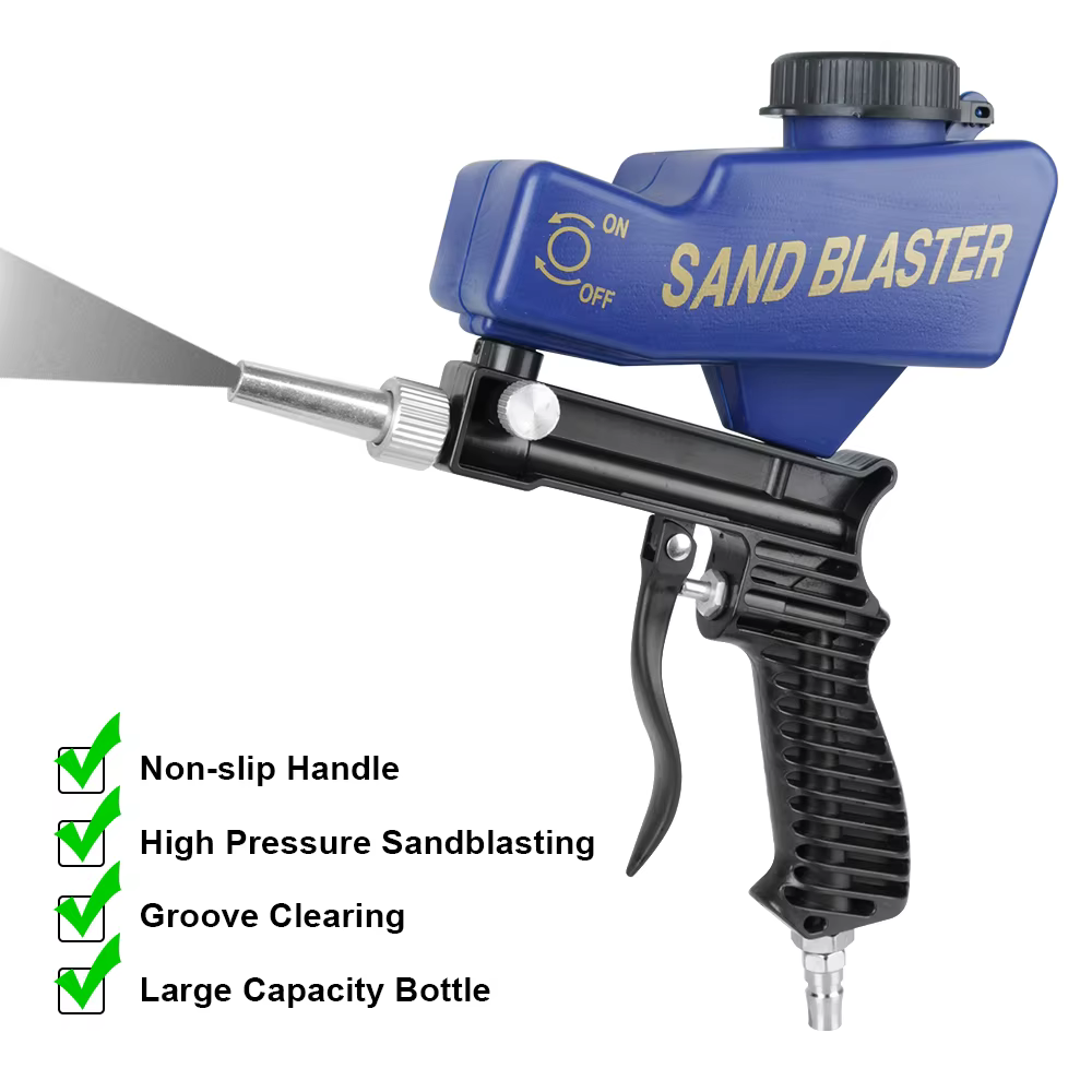 Dispositif de sablage de rouille pistolet de sablage par gravité ensemble de sablage pneumatique Mac