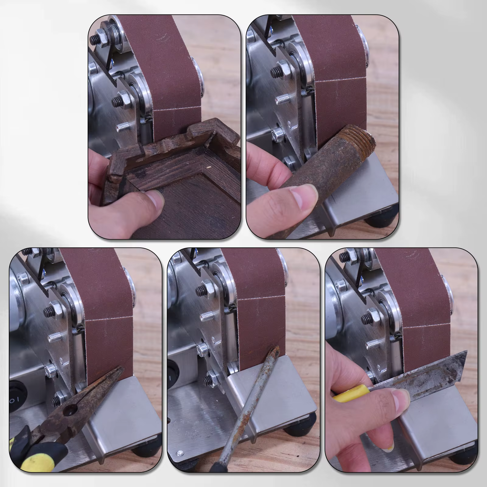 10 pièces 30x330mmSanding bandes ceinture Sande Machine spécial abrasif pour Machine à polir métal t