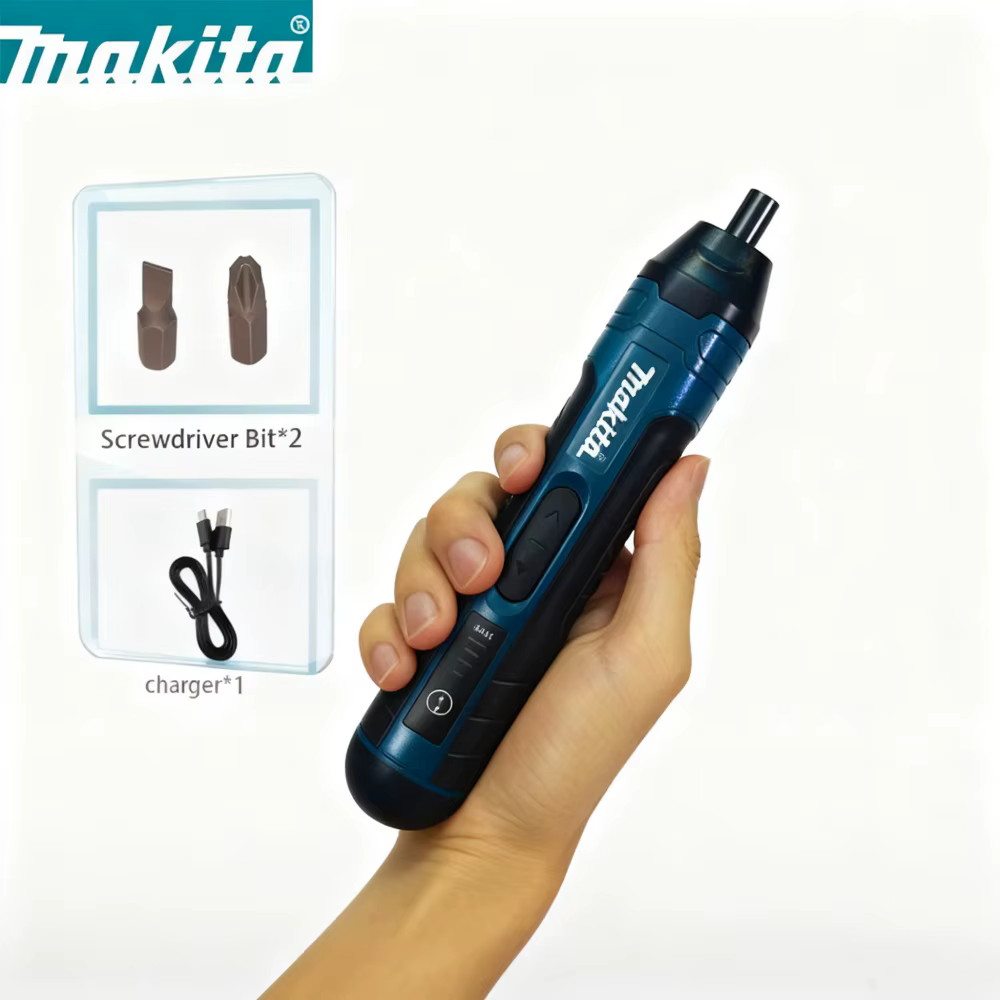 Tournevis électrique sans fil Makita - Perceuse électrique rechargeable 1300 mAh, outil de démontage