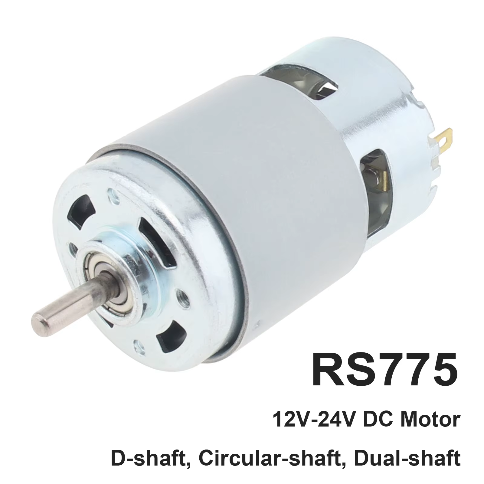 775 moteur à courant continu 12V 24V 3000 tr/min-12000 tr/min Micro moteurs électriques à grand coup