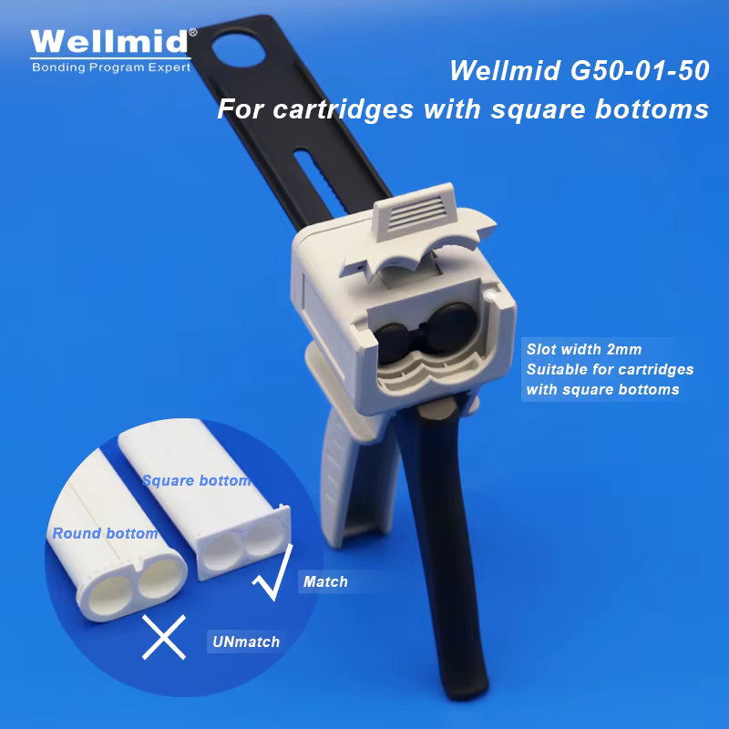 Cartouche adhésive époxy Araldite, pistolet AB 50ml, Kit de pistolet de distribution, mélange d'impr