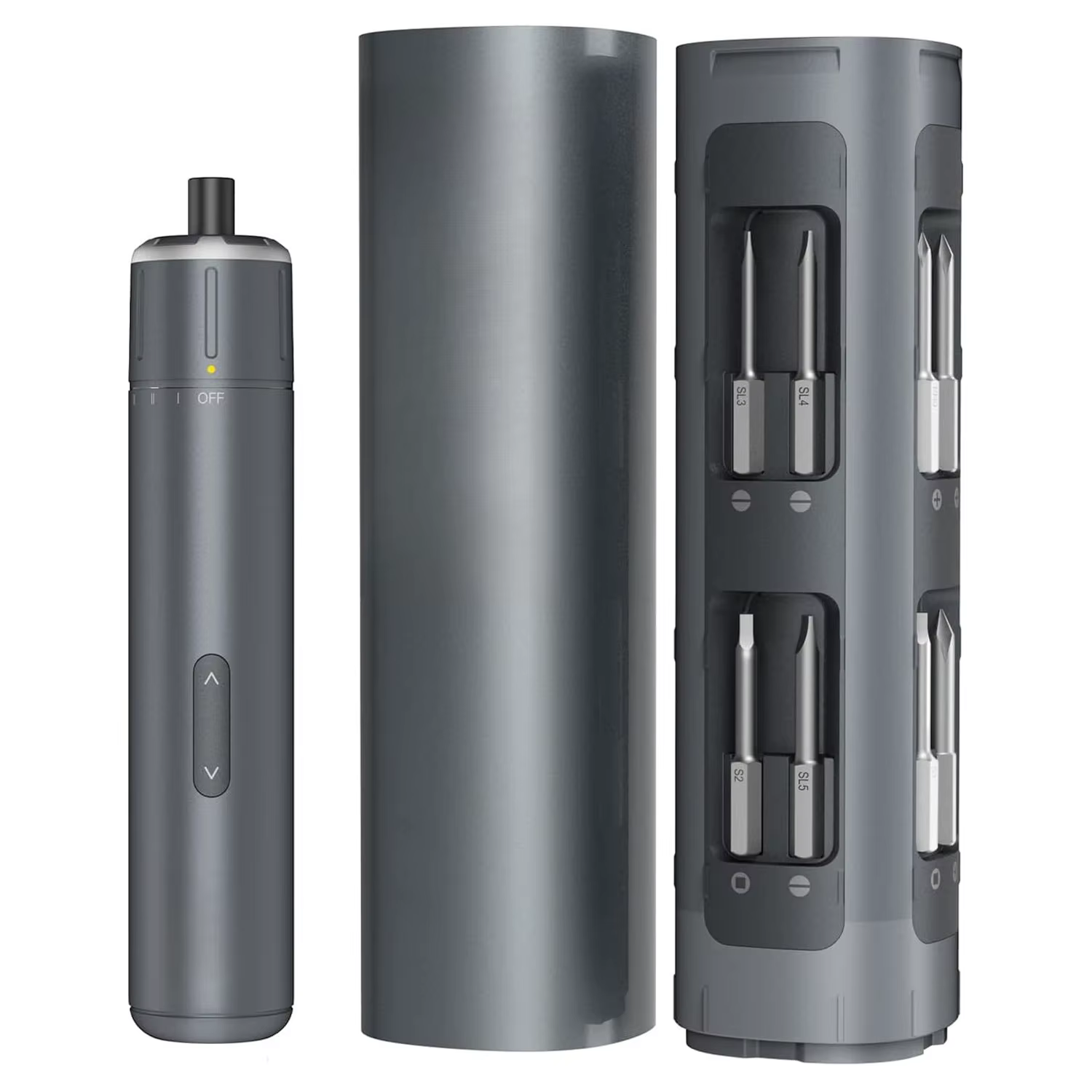 Tournevis électrique sans fil portable de type C rechargeable avec 3 réglages de couple