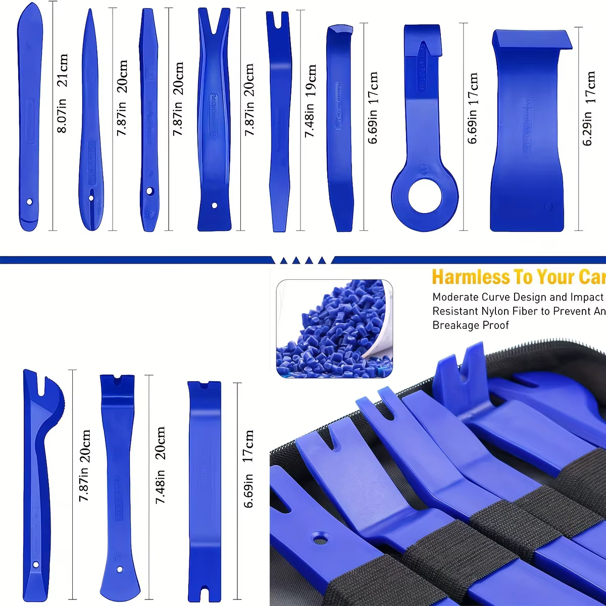 Ensemble d'outils de retrait de garniture et pince à Clip, dissolvant de rembourrage, ensemble de re