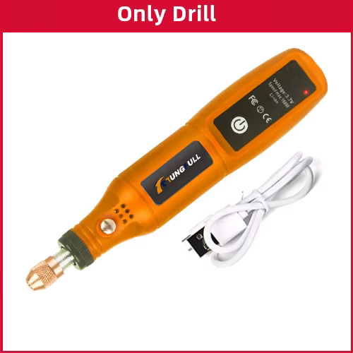 Mini perceuse sans fil rechargeable, machine à polir, mini outil rotatif DIY, outil de gravure USB, 