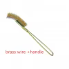 Mini brosse métallique en laiton, Nylon et acier, brosses de polissage pour enlever la rouille du mé
