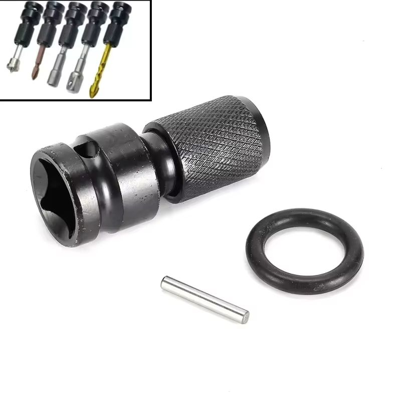 Adaptateur de mandrin de perceuse, adaptateur de douille hexagonale, entraînement 1/2" vers embouts 