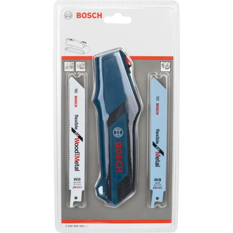 Bosch-Poignée de Scie à Main Professionnelle 2608000495, avec Scie Recip Sérique (1 x S 922 EF,1 x S