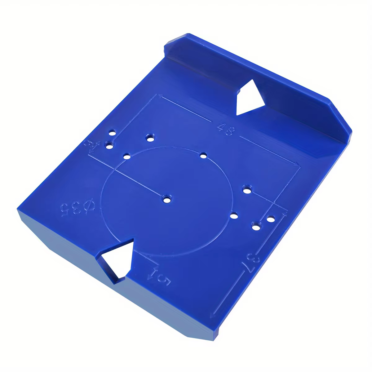 Localisateur de perçage de charnière 35/40mm, poinçonnage de porte d'armoire, modèle de règle de pos