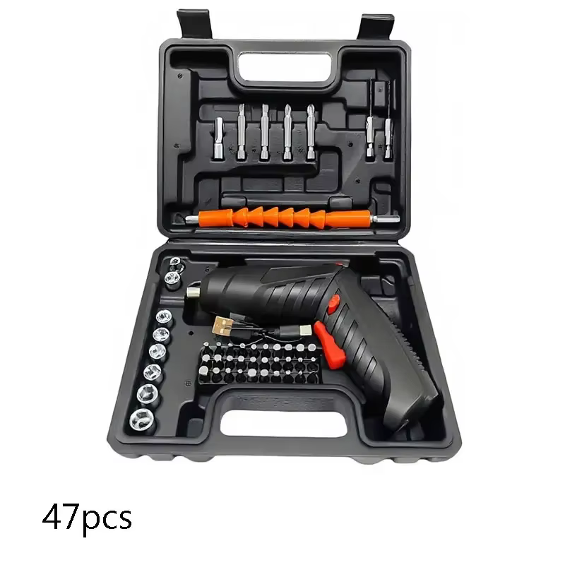 Kit de tournevis électrique sans fil Rechargeable 36V, 47 pièces, avec batterie au Lithium, outil él