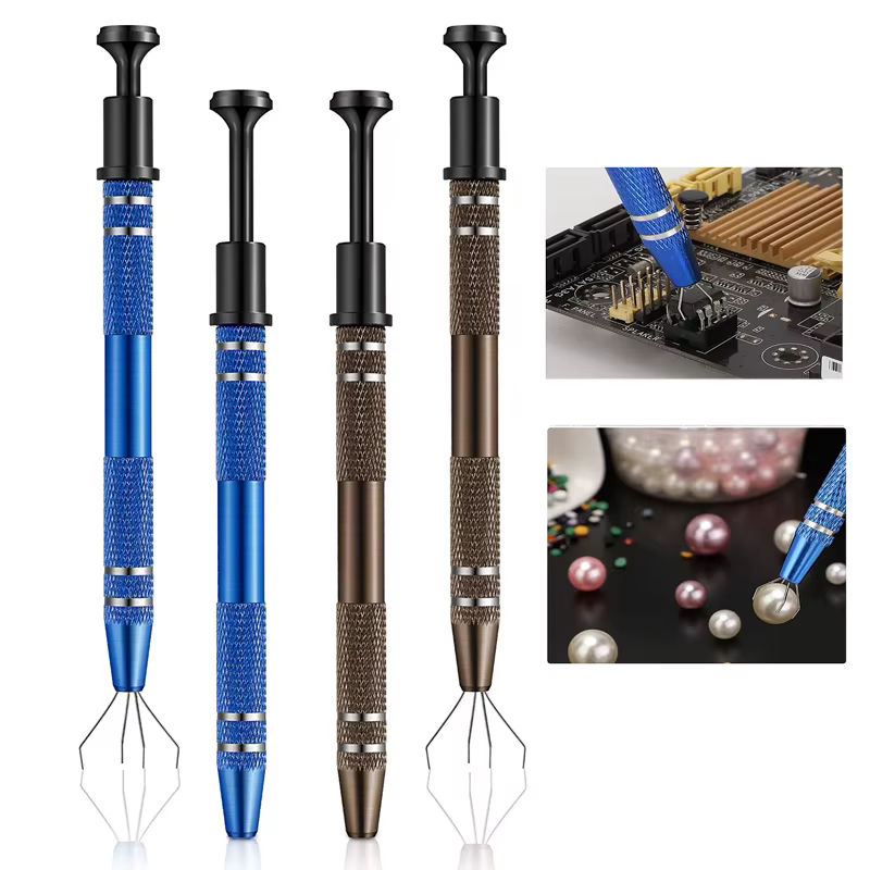 Extracteur de puces IC à 4 griffes, outil de démontage de pièces de précision, extracteur de ramassa