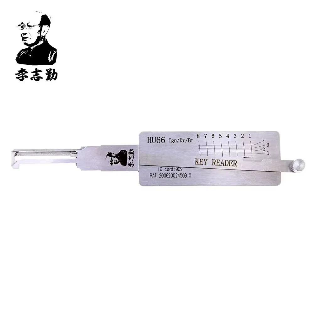 Lishi HU66 Outil LOCKSMITH Lecteur/décodeur de clé 2 en 1 pour Volkswagen