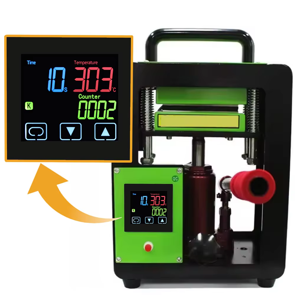 Thermostat HEATPRESS avec minuterie et fonction compteur Écran LCD Écran tactile Alarme temporelle P