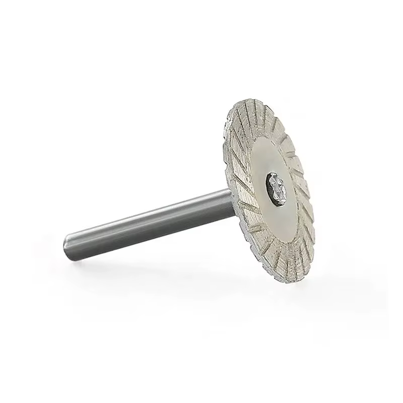 Disque de coupe diamanté de 40 mm, lame de scie circulaire à tige de 6 mm, disque de ponçage, meule 
