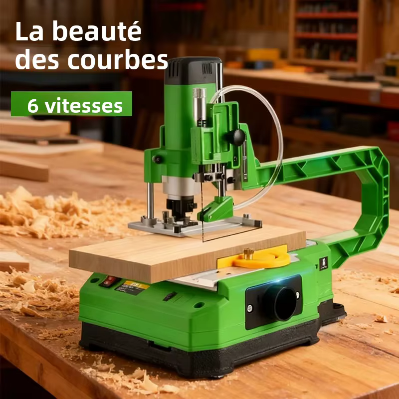 Scie courbe de bureau scie à chantourner de bureau pour une courbe précise scie de coupe courbe mont