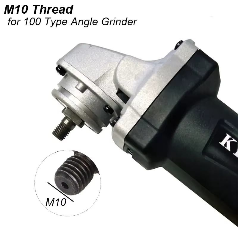 Adaptateur de meuleuse d'angle M10 M14 M16, fixation filetée, broche de broche, Conversion d'arbre f