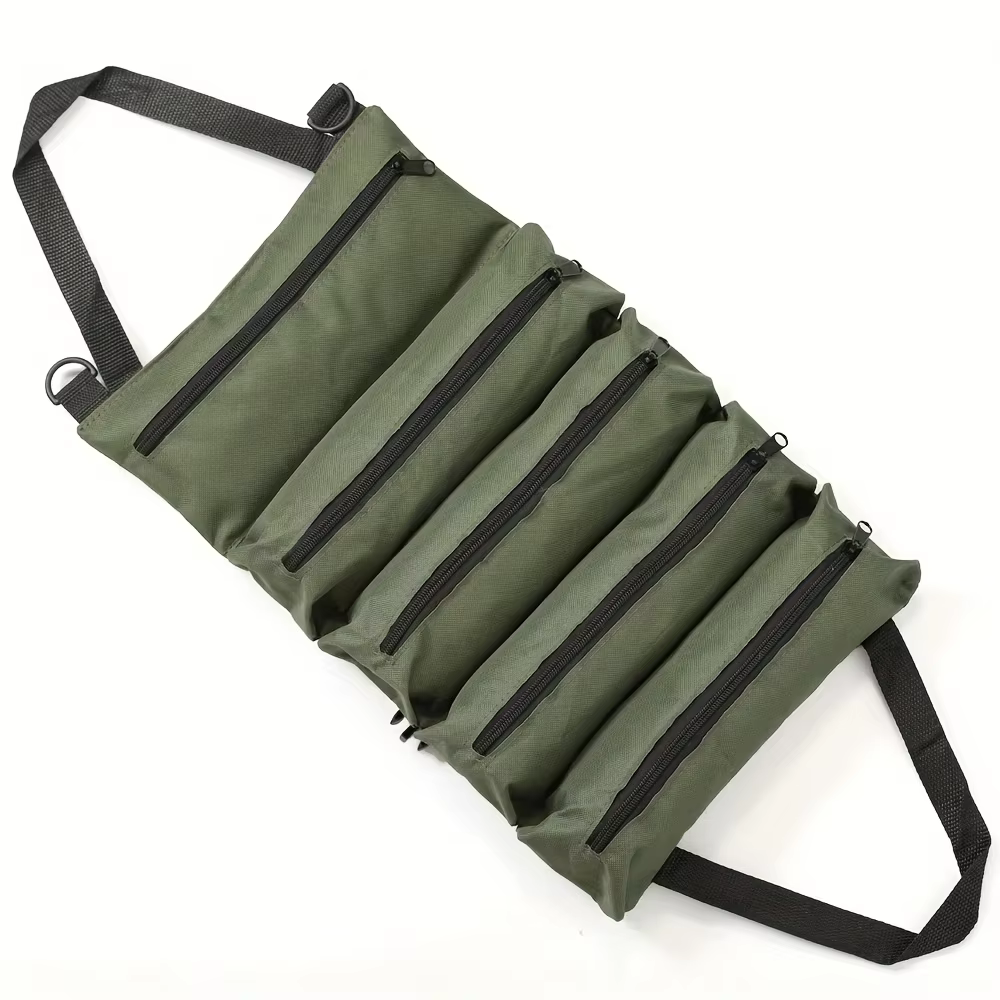 Rouleau à outils, sac à outils multi-usages, rouleau à clés, organisateur d'outils en toile, trousse