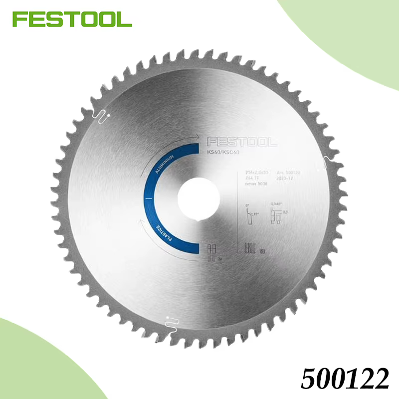 Lame de scie circulaire professionnelle Festool 500122, lame de coupe du bois de précision à pointe 
