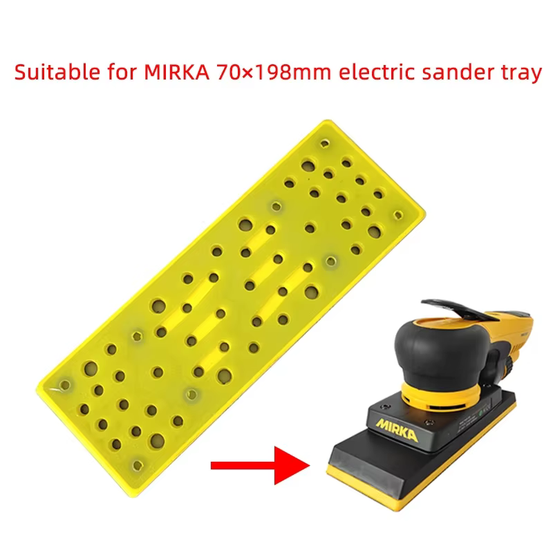 Meuleuse à sec pneumatique, adaptée à la tête de meulage Mirka, machine à papier de verre, aspiratio