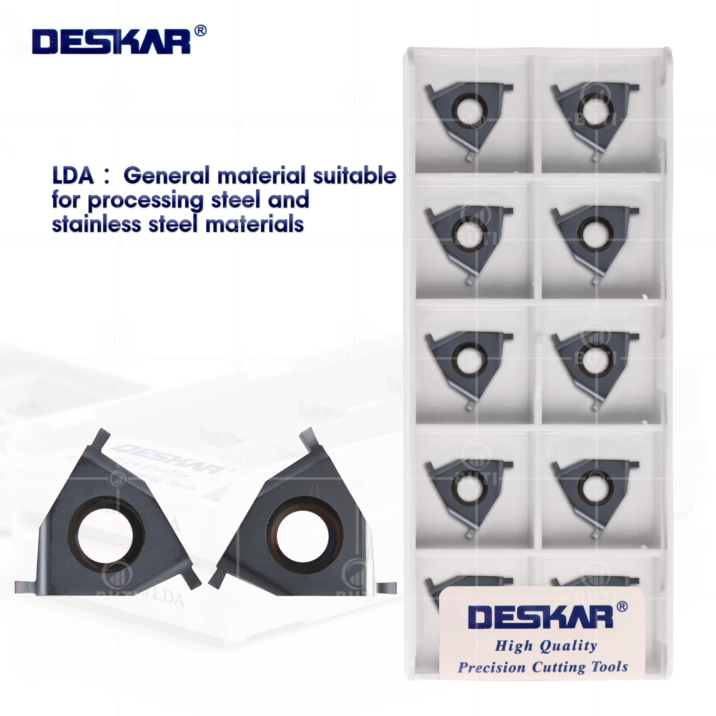 DESKAR 100% Original 16ER IL0.7 16IR EL1.0 16ERIL1.1 16IREL1.2 LDA Lame à rainurer interne et extern