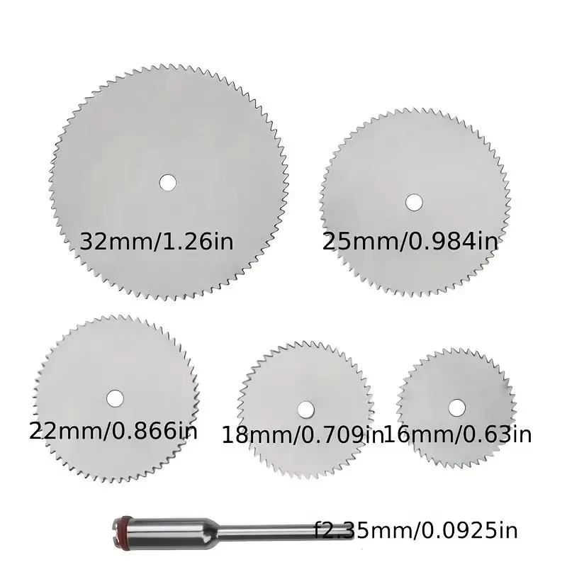 Mini lame de scie circulaire, disque de coupe électrique, outil rotatif pour coupe-métal Dremel, out