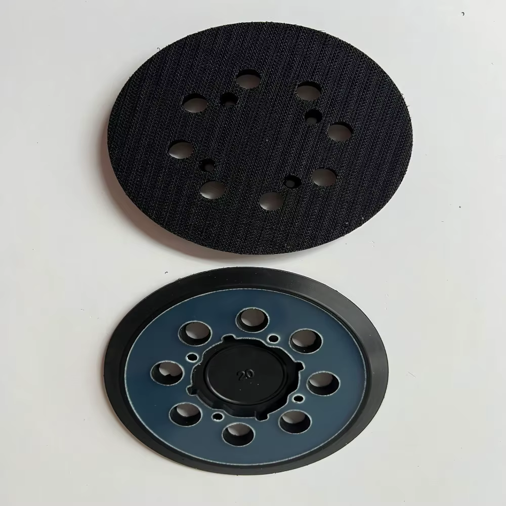 Disque de ponçage, plaque de lissage pour machine à poncer, tampon de ponçage 5 pouces, 8 trous, dis