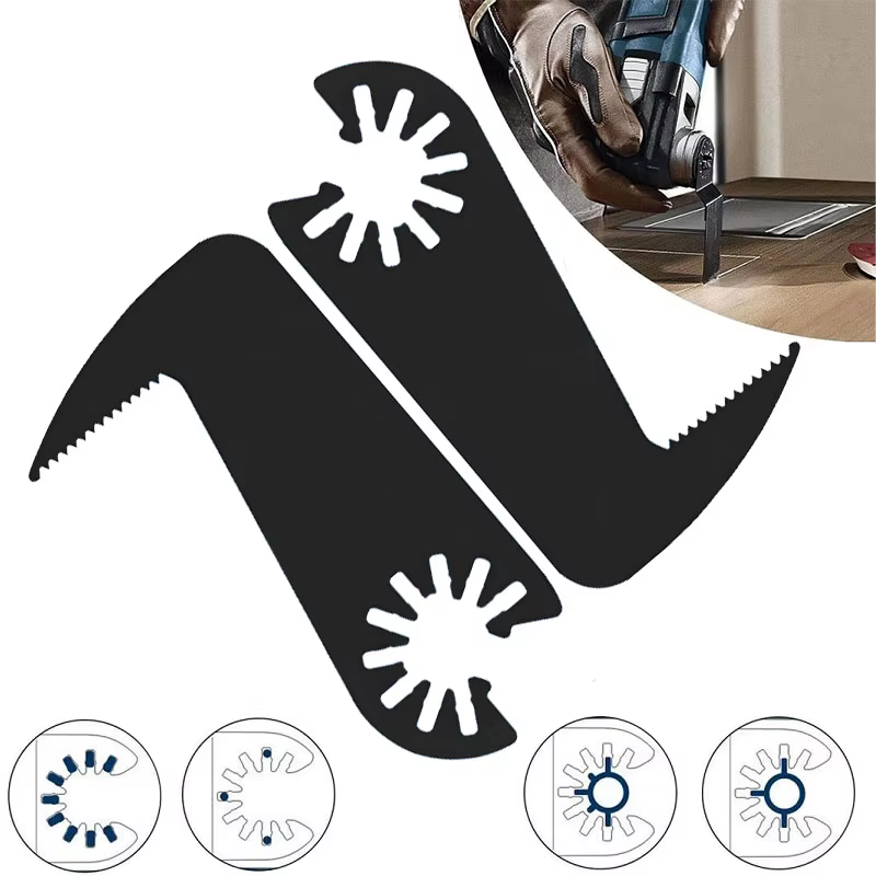 Lame de scie oscillante multi-outils, accessoires pour la découpe de panneaux de plâtre et de bois