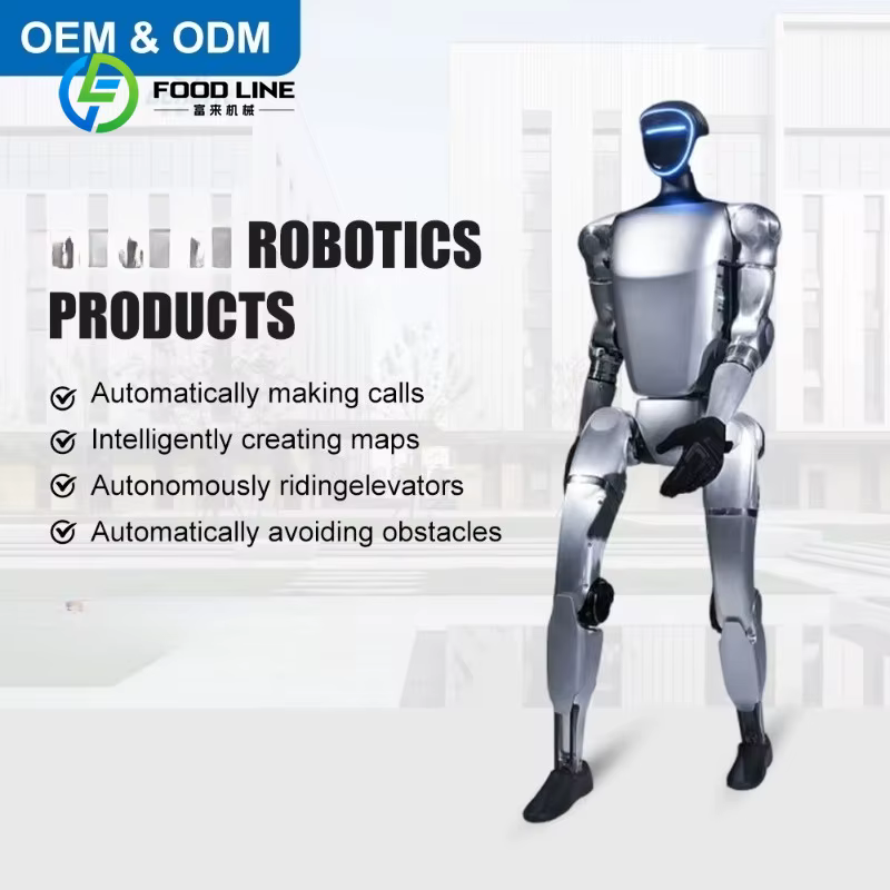 Robot humanoïde polyvalent personnalisé avec fonction d'évitement d'obstacles pour la navigation en 