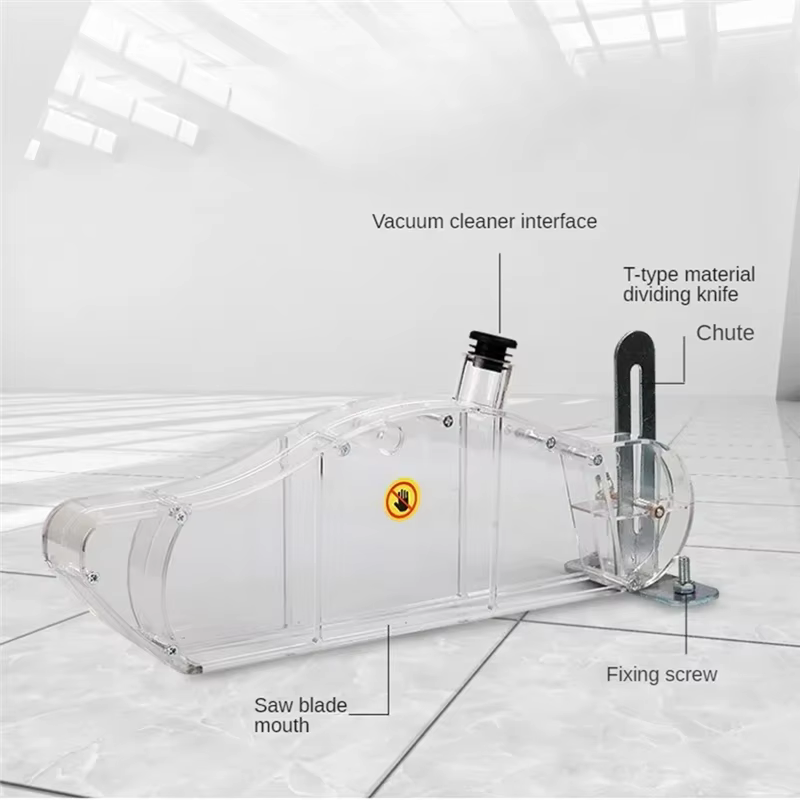 FLYY-scie circulaire électrique anti-poussière, protection en plastique, coque transparente, couverc