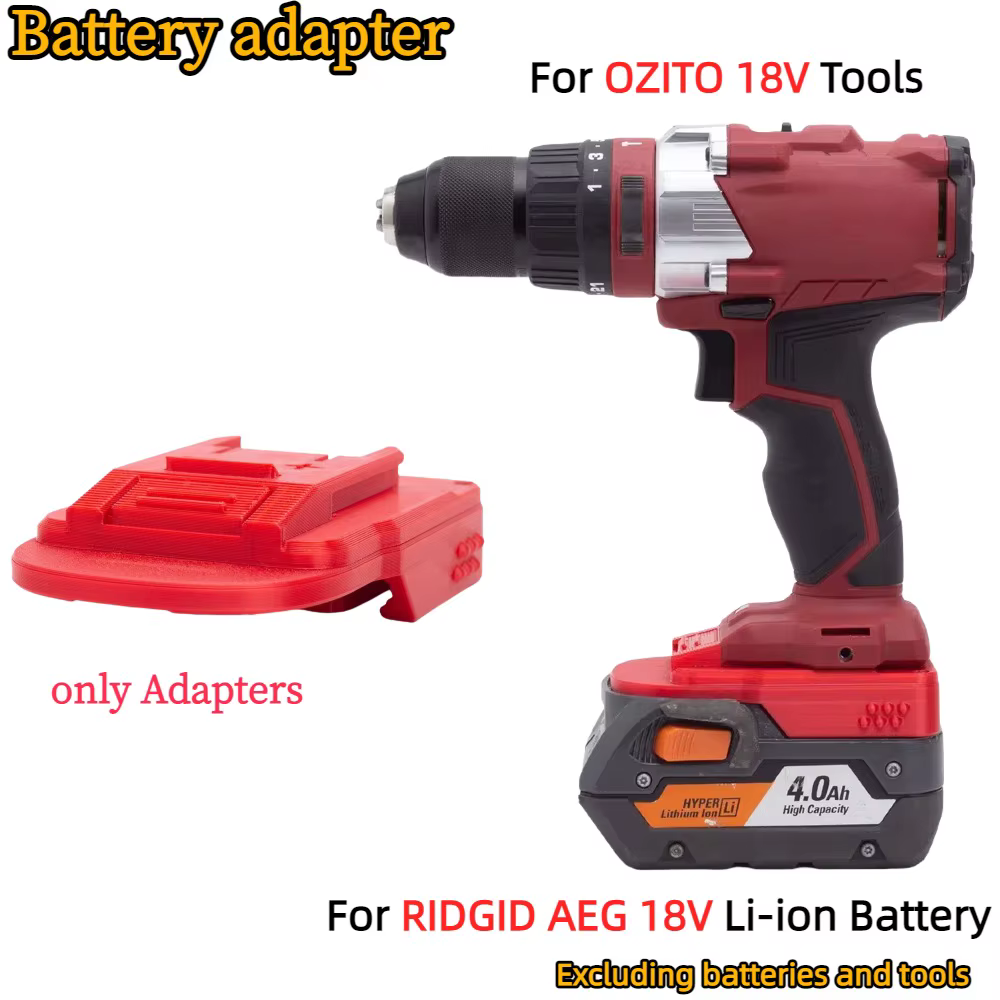 Pour batterie Li-ion RIDGID AEG 18V vers OZITO 18V outils de perceuse électrique sans fil adaptateur