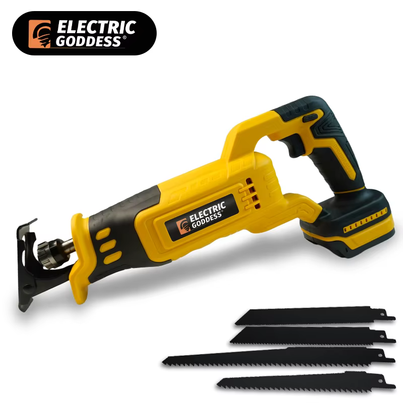 Scie alternative électrique de déesse 3000W pour la broche de batterie Dewalt 20V ﻿ Outil de scie à 