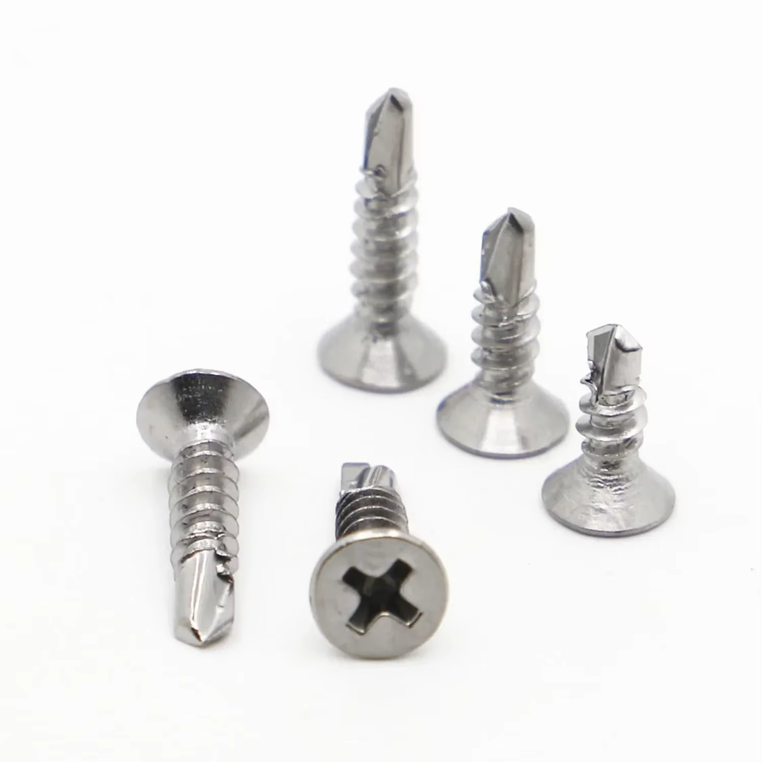 Vis autotaraudeuses en acier inoxydable 410, M3.5-M4.2-M4.8-M5.5-M6.3 * L, vis autoperceuse Phillips