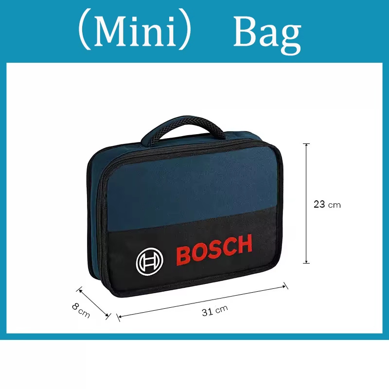 Sac à outils Bosch de marque mondiale, valise à outils en toile imperméable à l'abrasion, sac à main