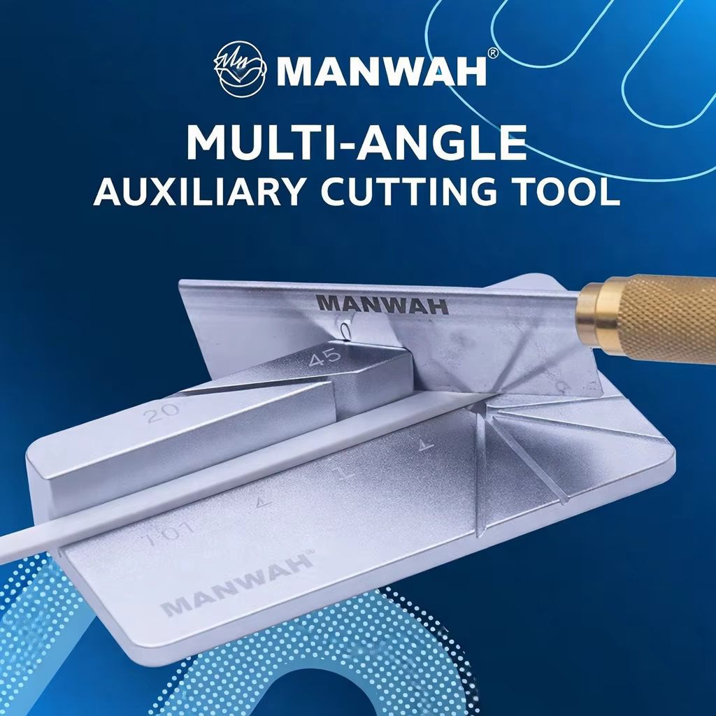 Gabarit de coupe multi-angles MANWAH (20 °   45 °   60 °   90 ° Outil d'assemblage pour modèles à co