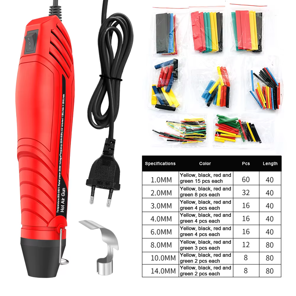 300W pistolet à Air chaud bricolage soudure température ventilateur pistolet électrique sèche-linge 