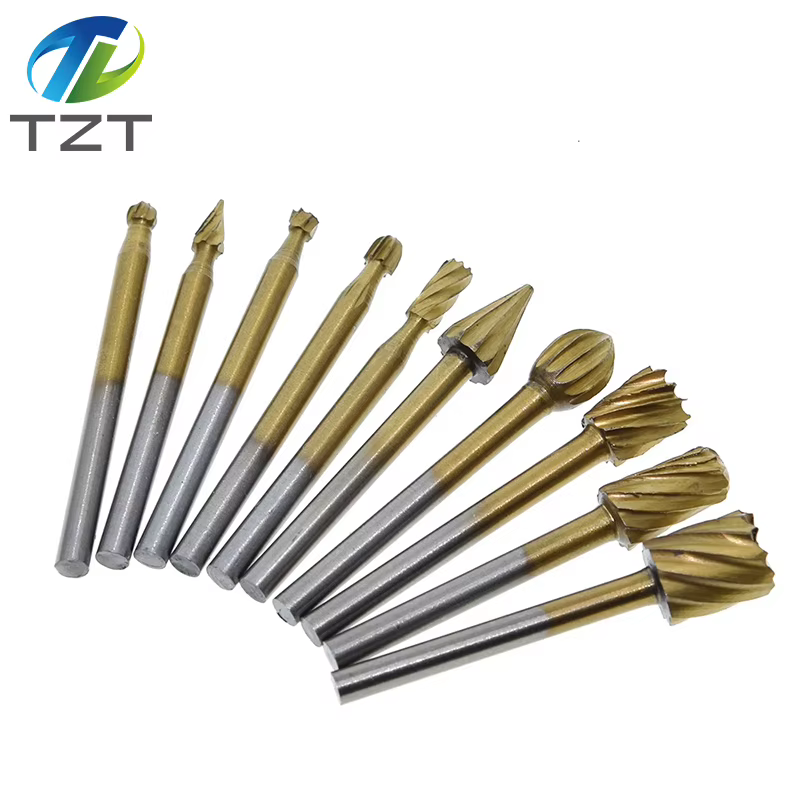 Lot de 1/2/3 fraises de défonceuse HSS 1/8, outils rotatifs en carbure Dremel pour le bois, la pierr