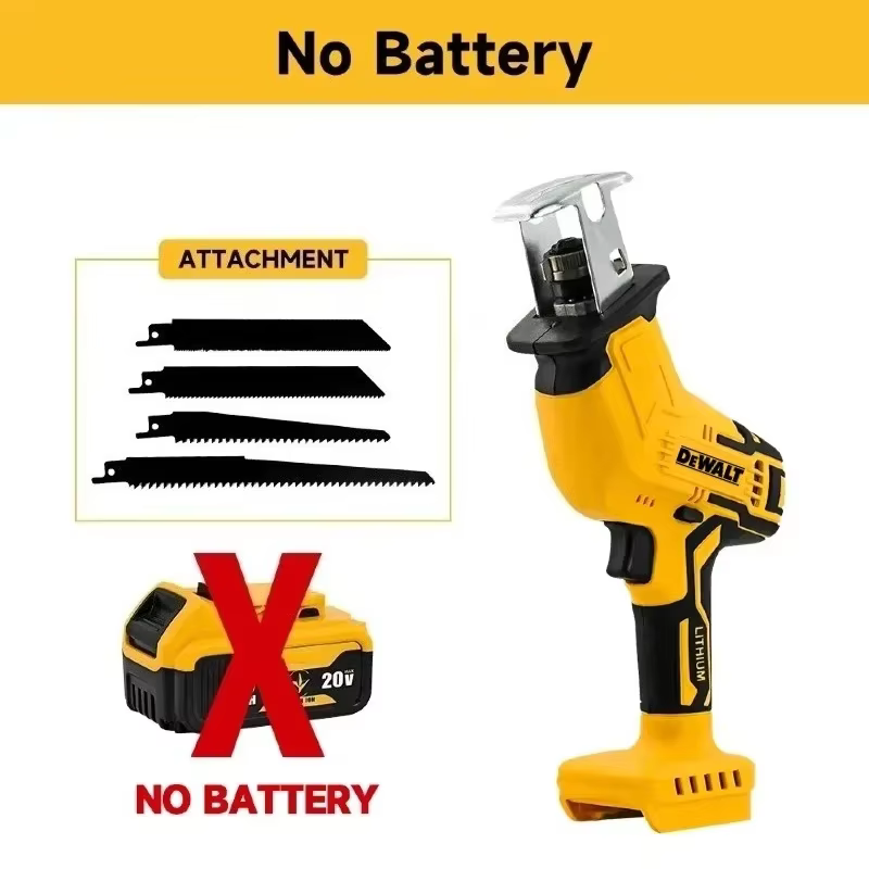 Scie sauteuse électrique sans fil Dewalt 2800 tr/min, sans balais, multifonctionnelle, pour couper l