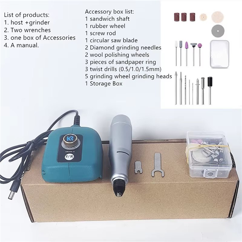 Makita – Mini meuleuse électrique, régulation de vitesse en continu, perceuse électrique, Mini perce