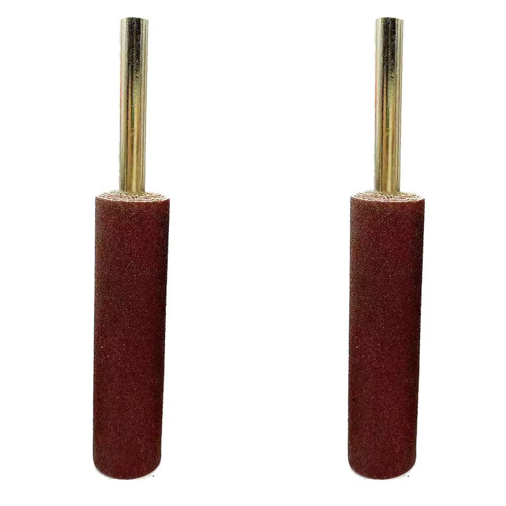 Grande bande de ponçage en papier de verre à tête cylindrique avec tambour de ponçage à tige pour pe